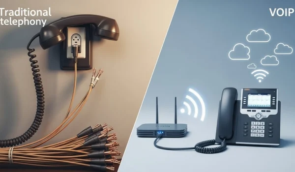 تفاوت VOIP با تلفن سنتی