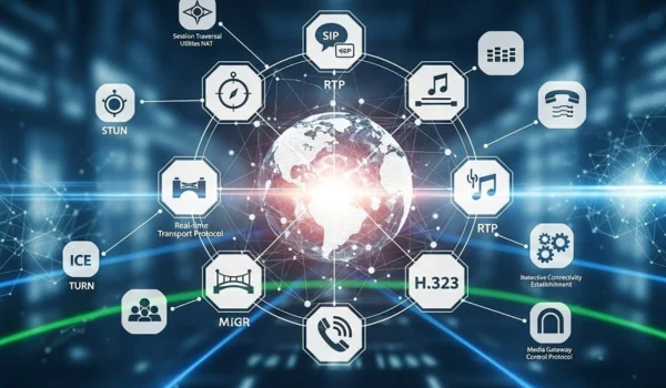 پروتکل‌ها و استانداردهای مهم در VOIP