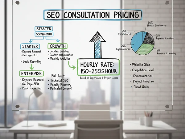 قیمت‌گذاری مشاوره سئو